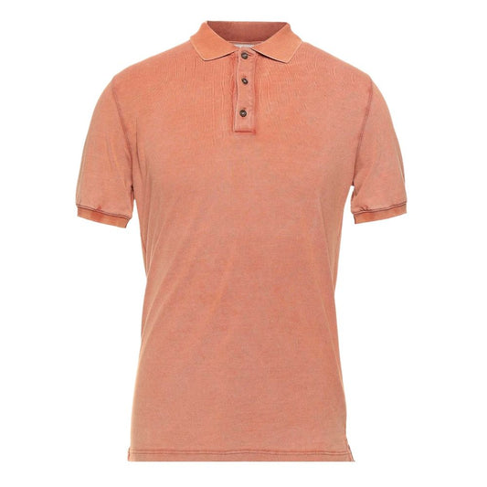 Alpha Studio Rosa Baumwoll-Poloshirt