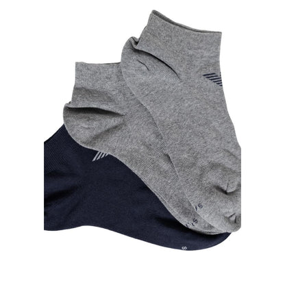 Emporio Armani Underwear Blaue Baumwollsocke