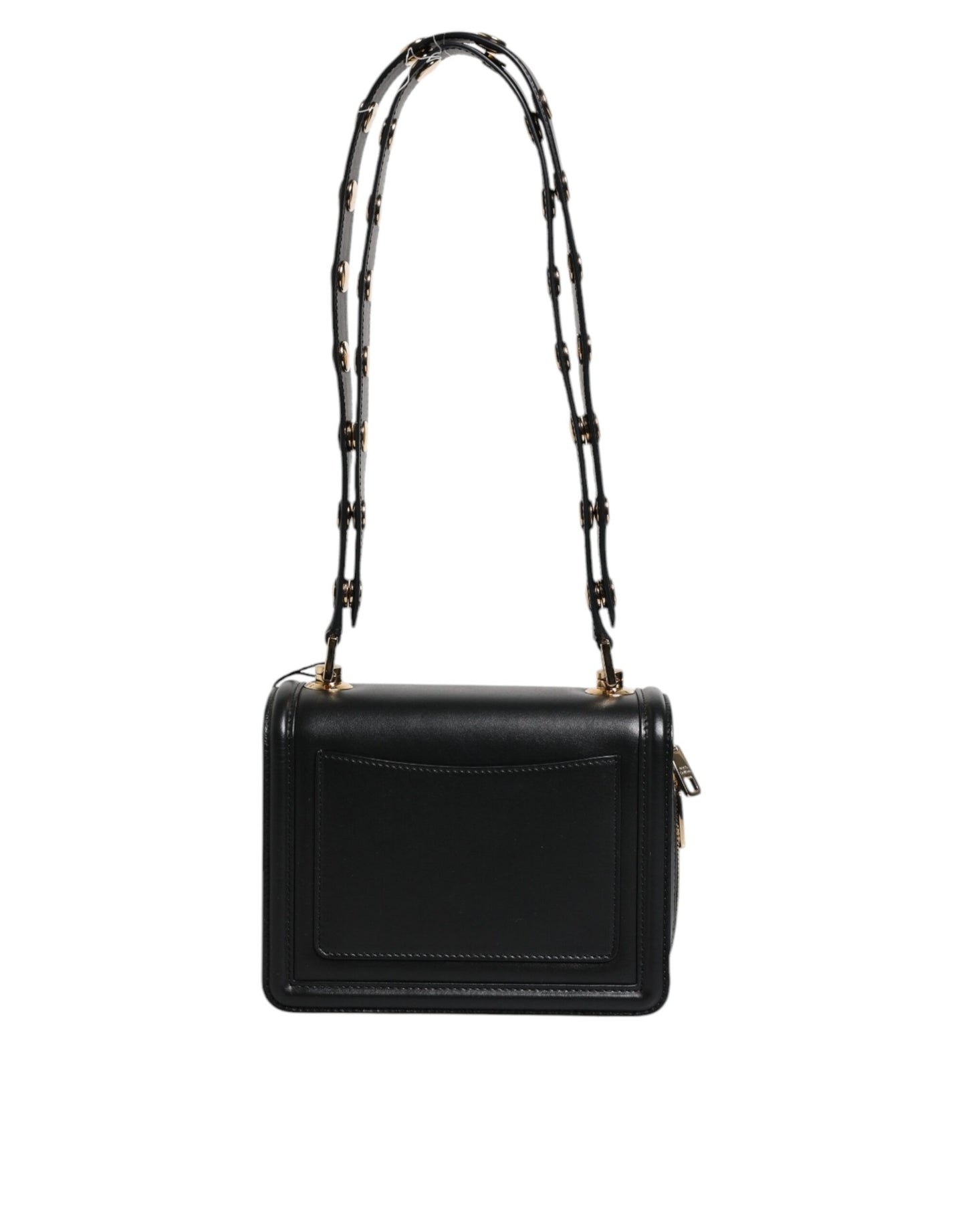 Dolce & Gabbana Schwarze Joy Therapy Lola Crossbody-Tasche aus Leder mit Nieten