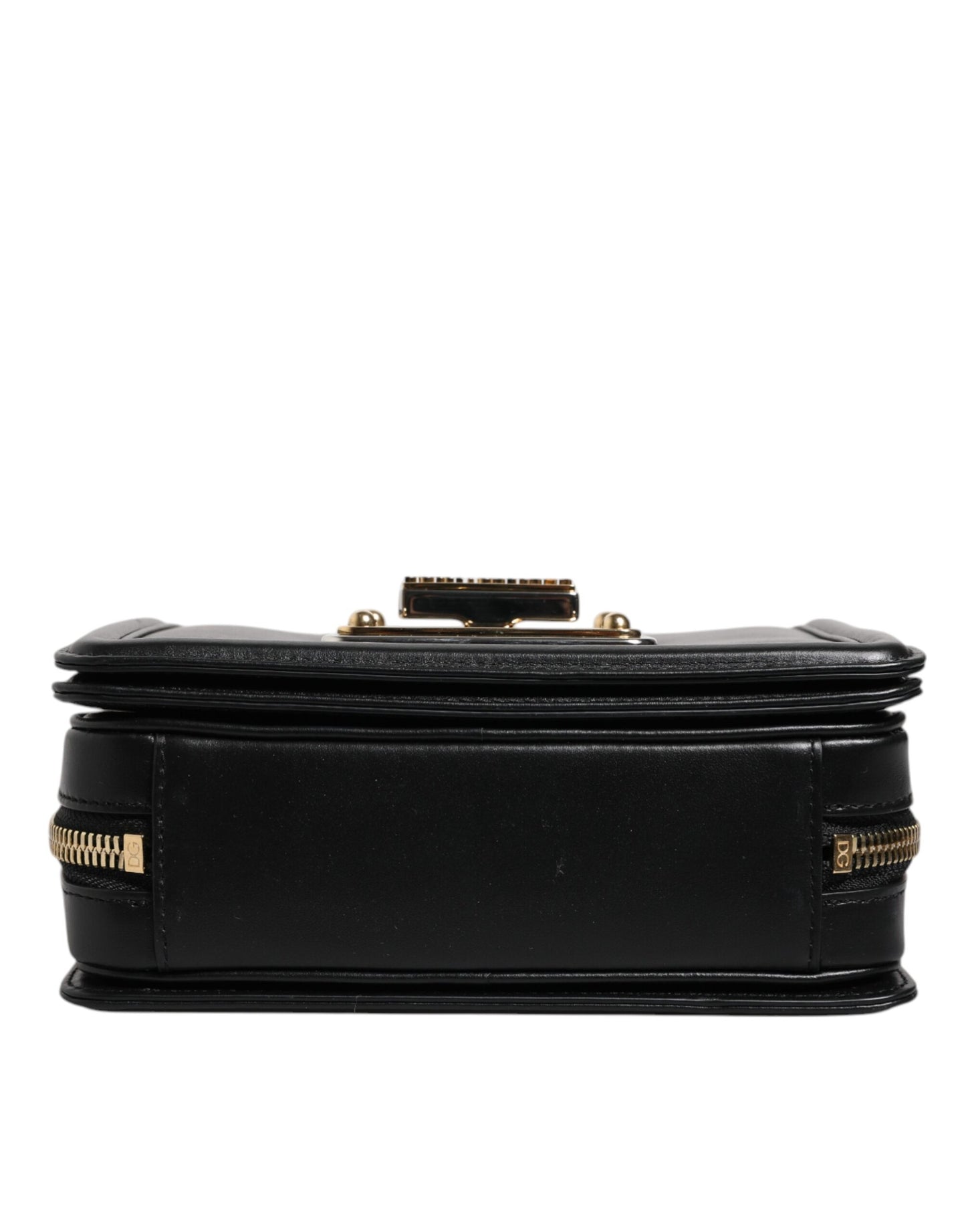 Dolce & Gabbana Schwarze Joy Therapy Lola Crossbody-Tasche aus Leder mit Nieten