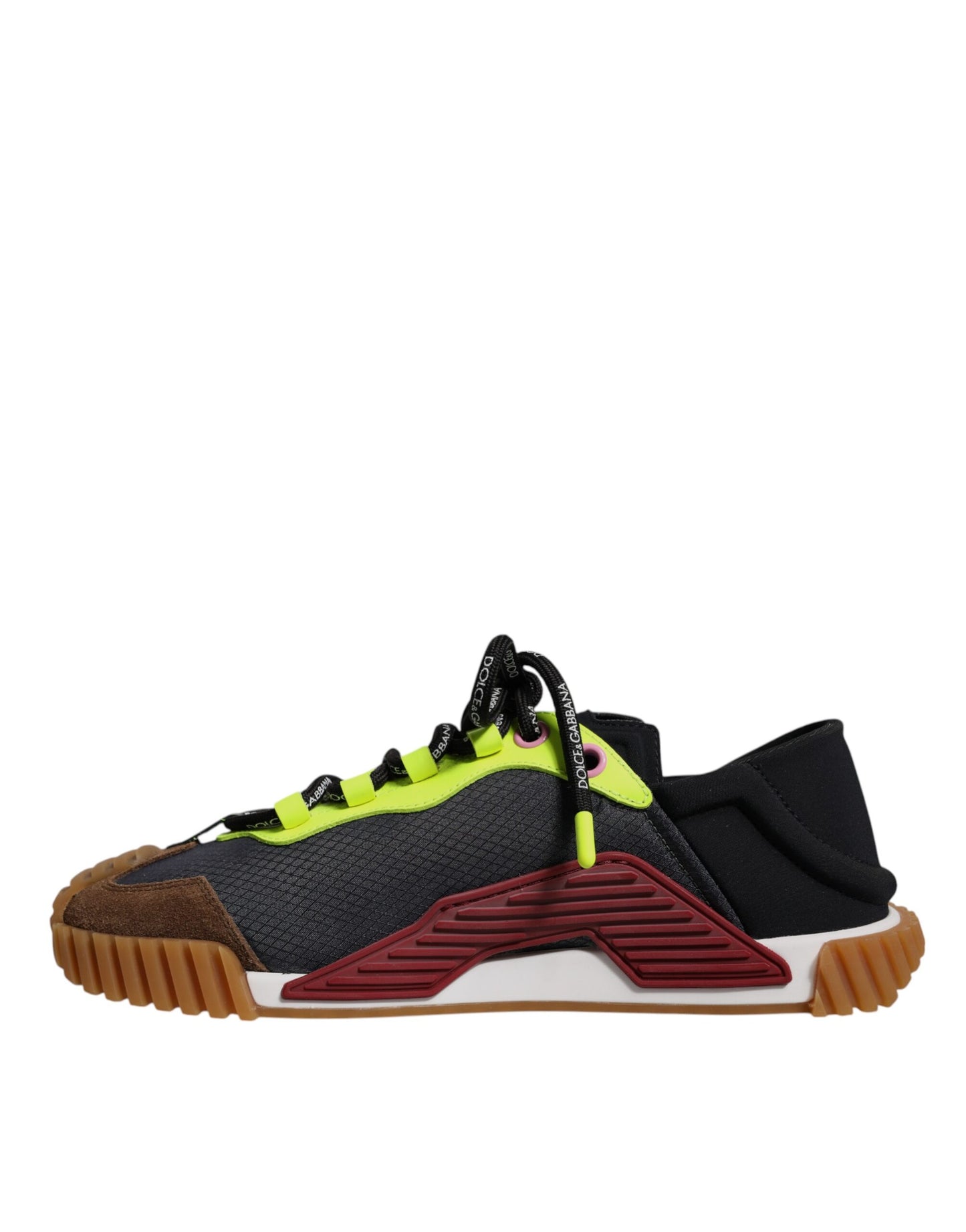 Dolce & Gabbana Multicolor Nylon Low Top NS1 Turnschuhe Schuhe