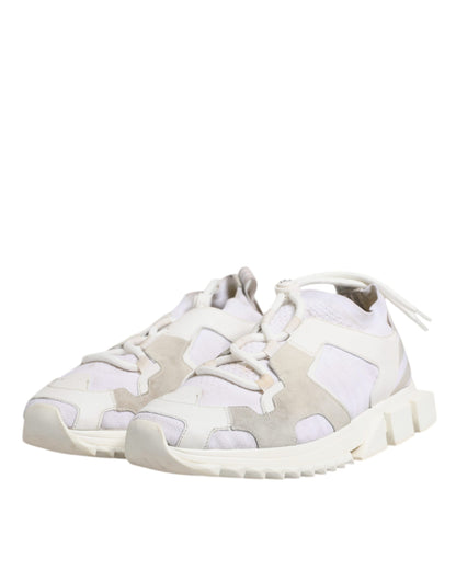 Dolce & Gabbana Weiß Mesh Sorrento Trekking Turnschuhe Schuhe