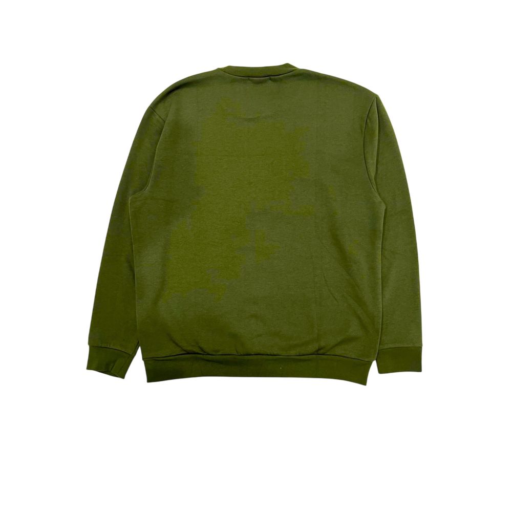 Cavalli Class Grüner Polyester-Hoodie für Männer