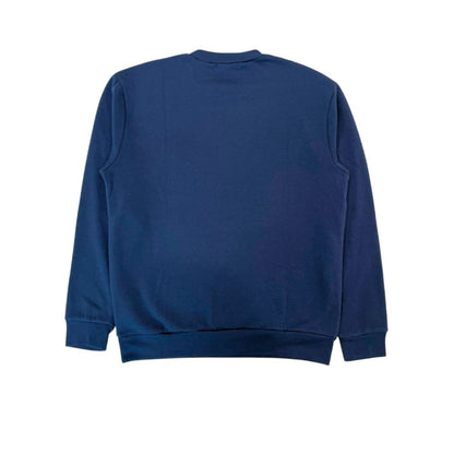 Cavalli Class Blauer Baumwollpullover für Männer