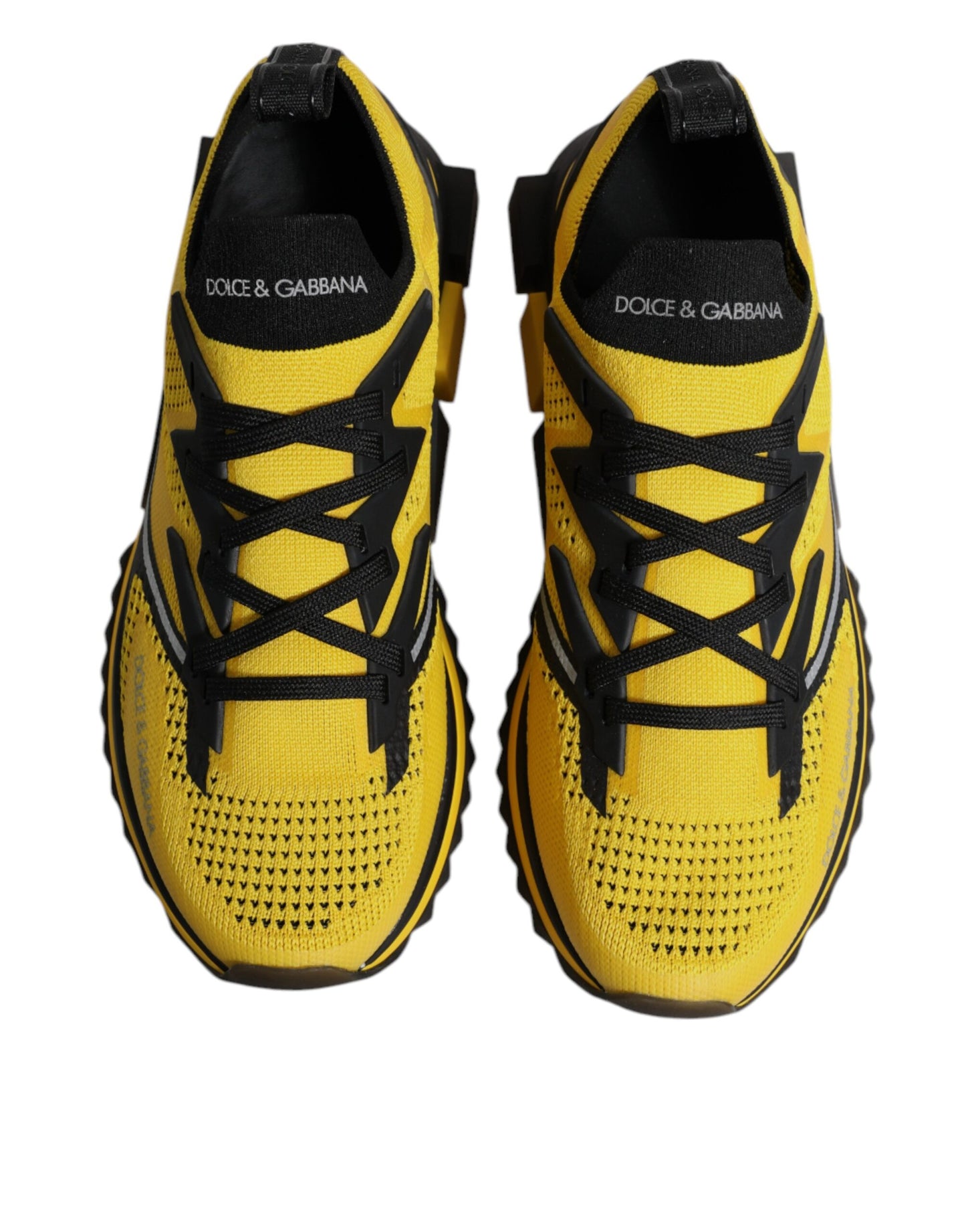Dolce & Gabbana Gelb SORRENTO Sport Stretch Turnschuhe Schuhe