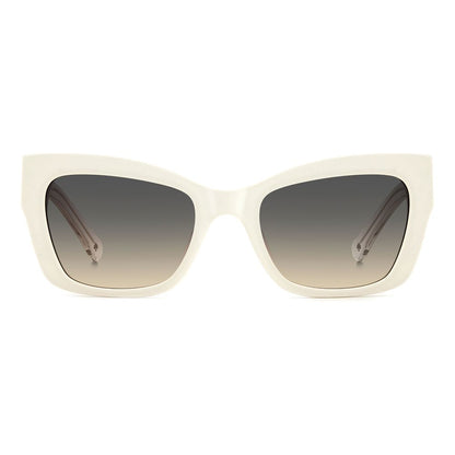 Kate Spade Weiße Acetat-Sonnenbrille