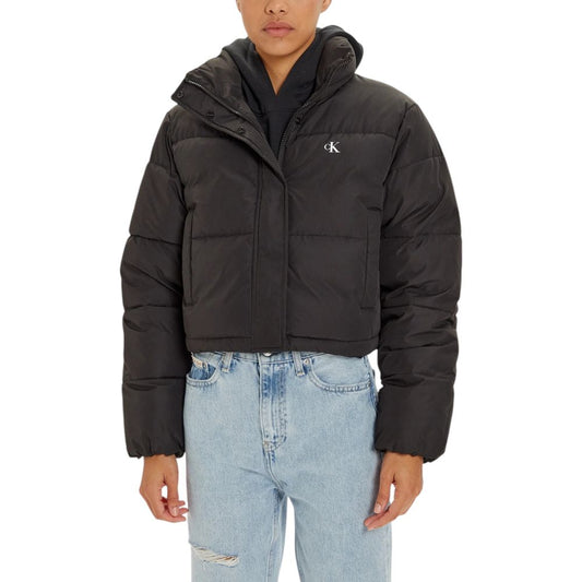 Calvin Klein Jeans Schwarze Polyester Jacken & Mantel