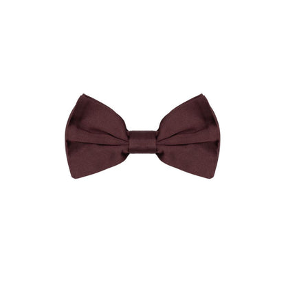 Dolce & Gabbana Burgunderfarbene Seidenschleife