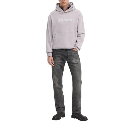 Calvin Klein Jeans Lila Baumwoll-Kapuzenpulli
