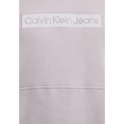 Calvin Klein Jeans Lila Baumwoll-Kapuzenpulli