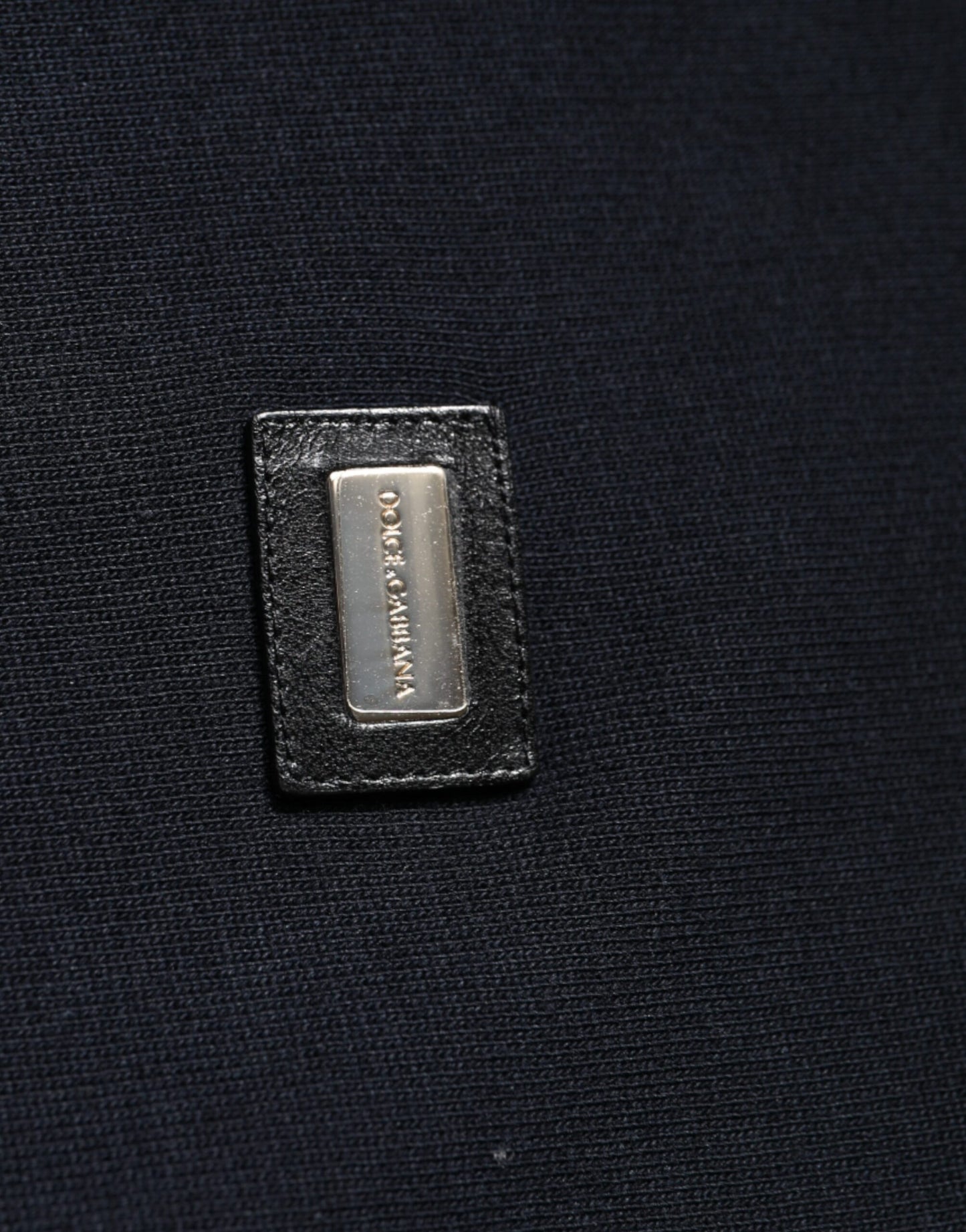 Dolce & Gabbana Blaues Logo Sweatshirt mit Kapuze und Reißverschluss Pullover