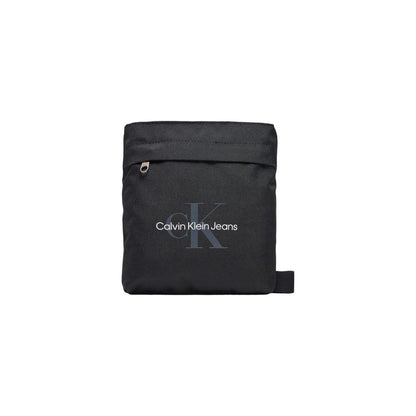 Calvin Klein Jeans Schwarze Messenger-Tasche aus recyceltem Polyester