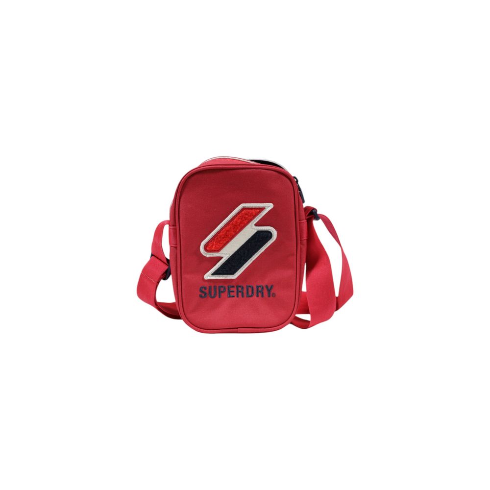 Superdry Rote Polyester-Messenger-Tasche