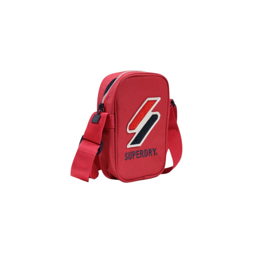 Superdry Rote Polyester-Messenger-Tasche