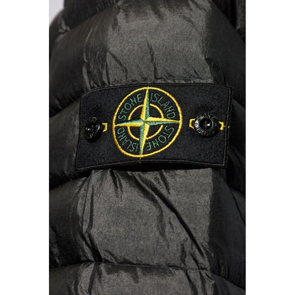 Stone Island Schwarze Nylonjacke