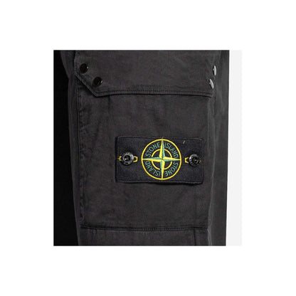 Stone Island Schwarze Baumwoll-Trainingshose für Männer