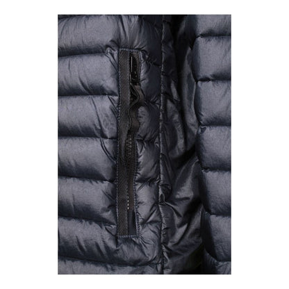 Stone Island Blaue Nylonjacke