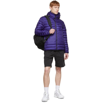 Stone Island Lila Nylonjacke