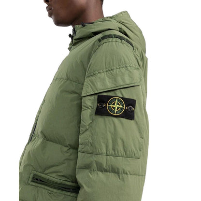 Stone Island Grüne Nylon Männer Jacke