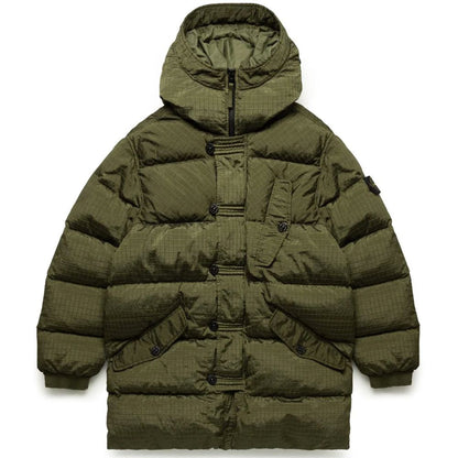 Stone Island Grüne Nylonjacke