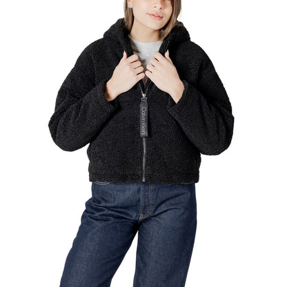 Calvin Klein Jeans Schwarzer Polyester-Mantel
