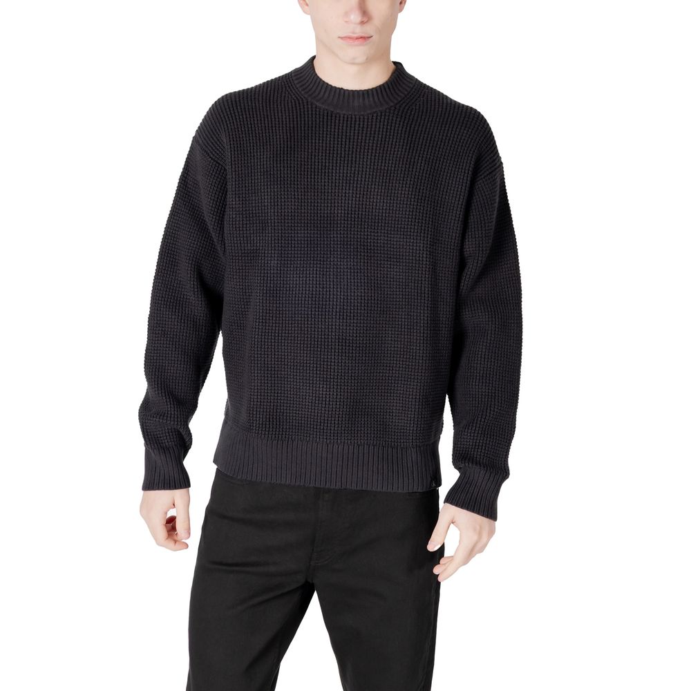 Calvin Klein Jeans Schwarzer Pullover aus Bio-Baumwolle