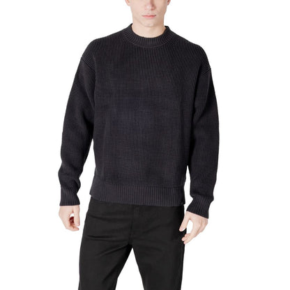 Calvin Klein Jeans Schwarzer Pullover aus Bio-Baumwolle