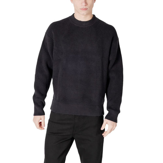 Calvin Klein Jeans Schwarzer Pullover aus Bio-Baumwolle