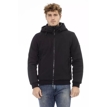 Baldinini Trend Schwarze Polyester-Jacke