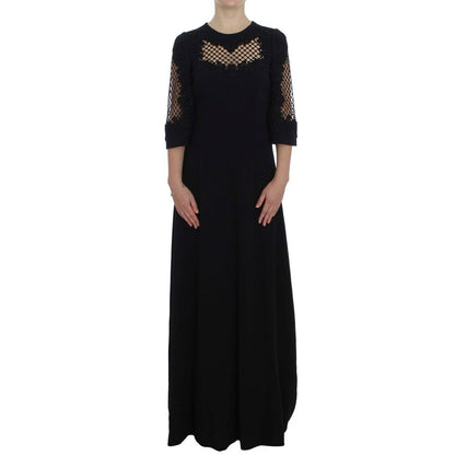 Dolce & Gabbana Schwarzes Wollkleid