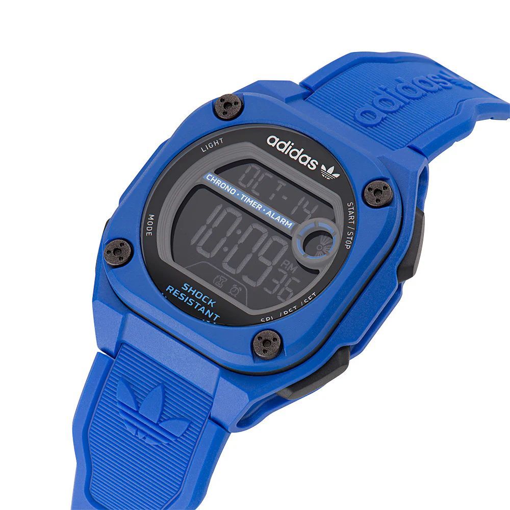 Adidas Blaue Synthetikuhr