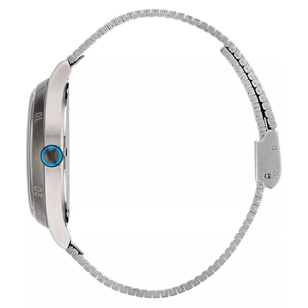 Adidas Graue Uhr aus Edelstahl