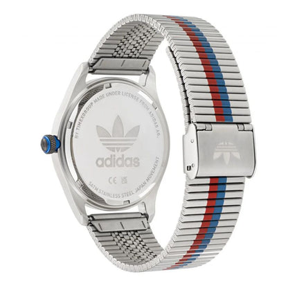 Adidas Graue Uhr aus Edelstahl