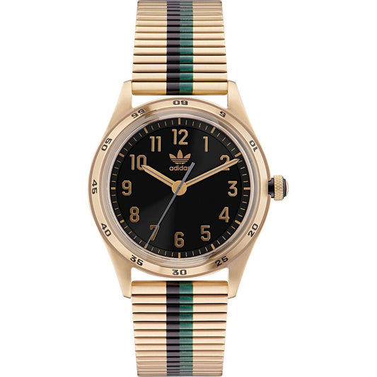 Adidas Gold-Edelstahl-Uhr