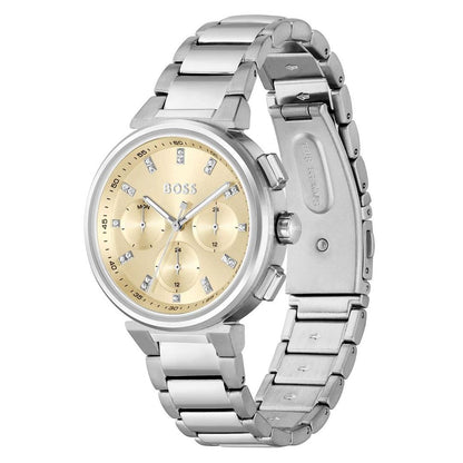 Hugo Boss Silberne Uhr aus Edelstahl