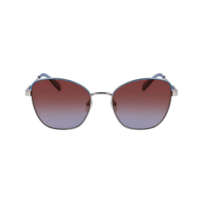 Longchamp Graue Metall-Sonnenbrille