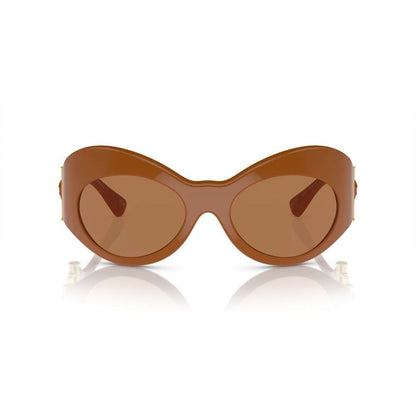 Versace Braune Acetat-Sonnenbrille