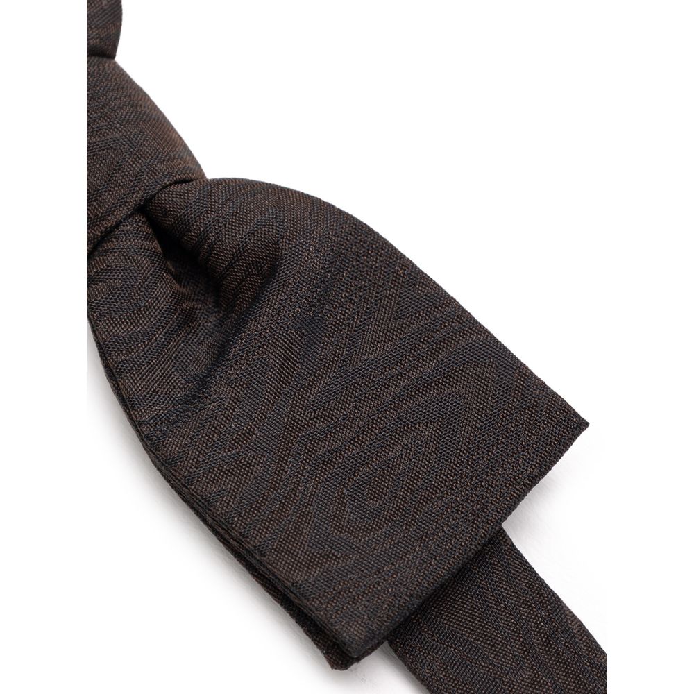 Dolce & Gabbana Braune Seidenkrawatten & Fliege