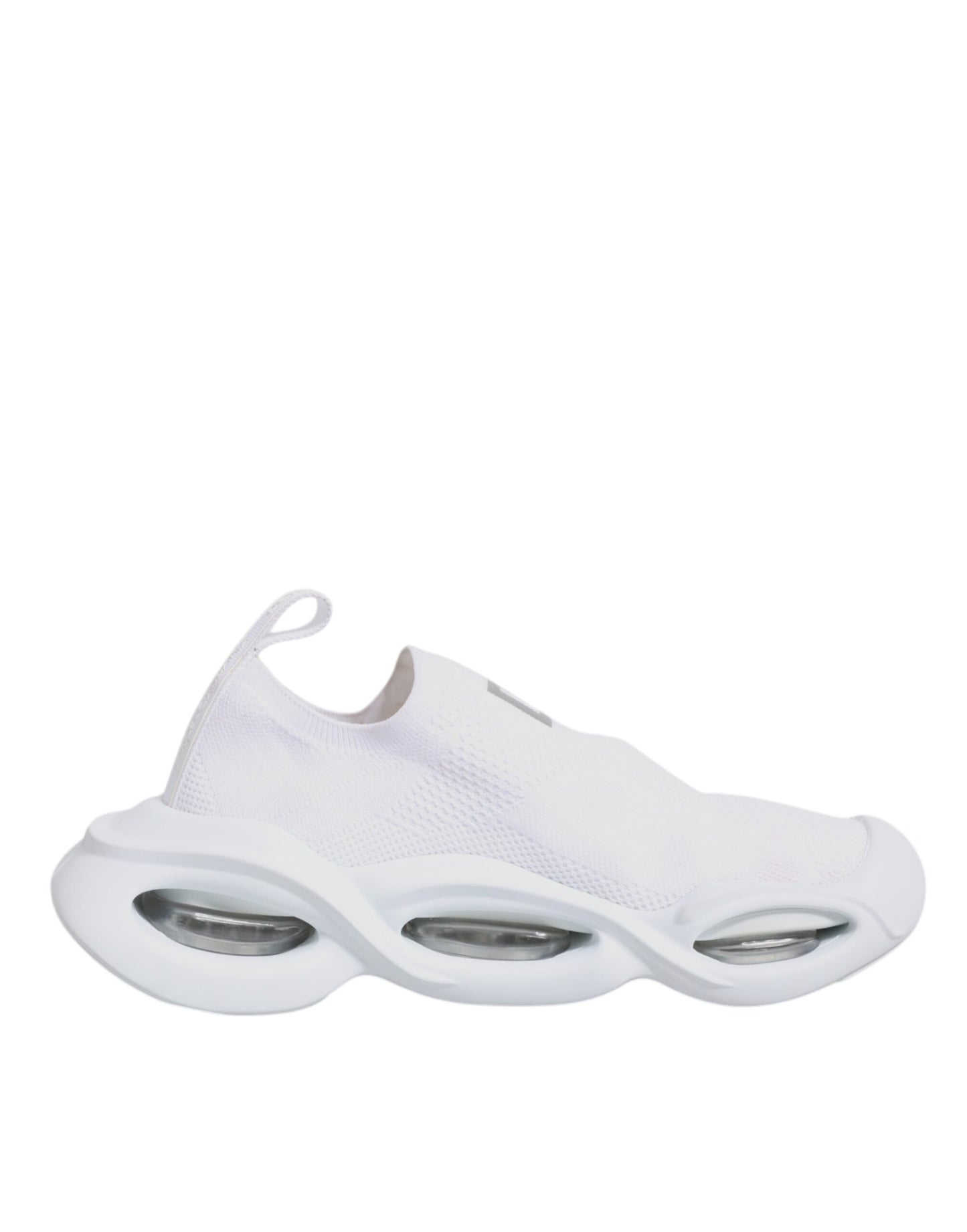 Dolce & Gabbana Weiß Slip On Wave Low Top Turnschuhe Schuhe