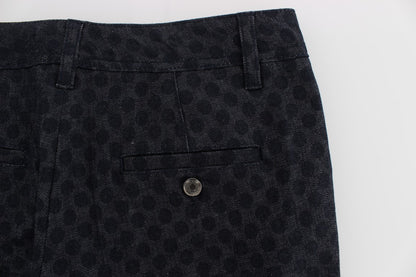 Dolce &amp; Gabbana Chic Dotted Capri Pants