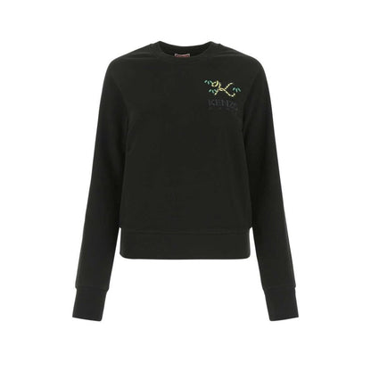 Kenzo Schwarzer Baumwollpullover