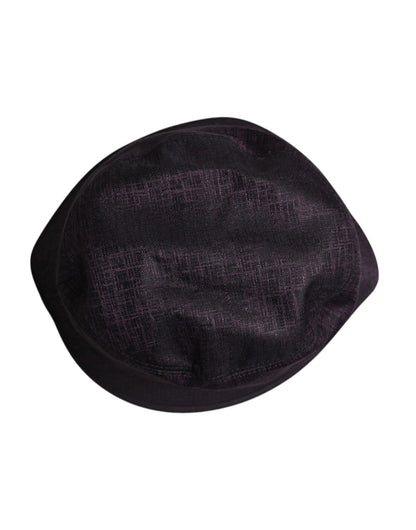 Dolce & Gabbana Schwarzer Nylon-Eimerhut mit breiter Krempe