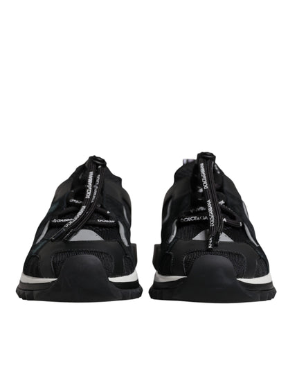 Dolce & Gabbana Schwarz Mesh Sorrento Trekking Turnschuhe Schuhe