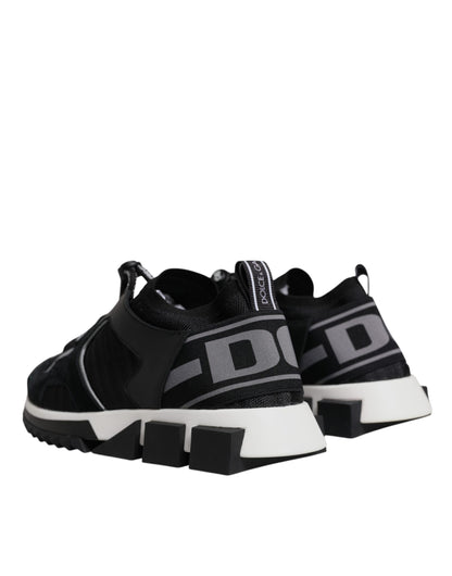 Dolce & Gabbana Schwarz Mesh Sorrento Trekking Turnschuhe Schuhe
