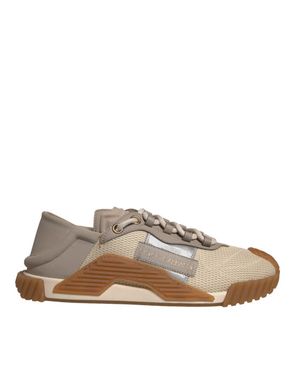 Dolce & Gabbana Multicolor Lace Up Low Top NS1 Turnschuhe Schuhe