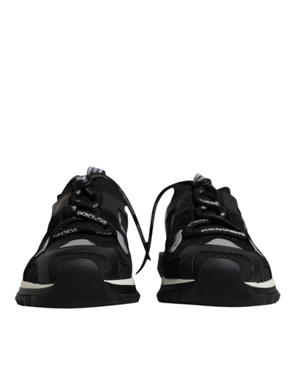 Dolce & Gabbana Schwarz Mesh Sorrento Trekking Turnschuhe Schuhe