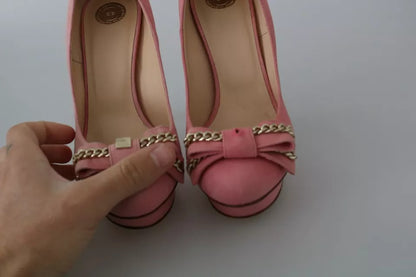 Elisabetta Franchi Rosa Schleife Stiletto Heel Pumps Schuhe