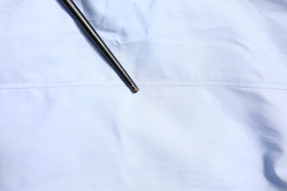 Dolce & Gabbana Hellblaues Baumwollhemd mit langen Ärmeln