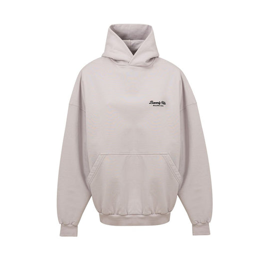 Balenciaga Grauer Baumwoll-Kapuzenpulli