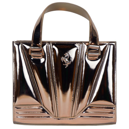 Ferrari Graue Lederhandtasche